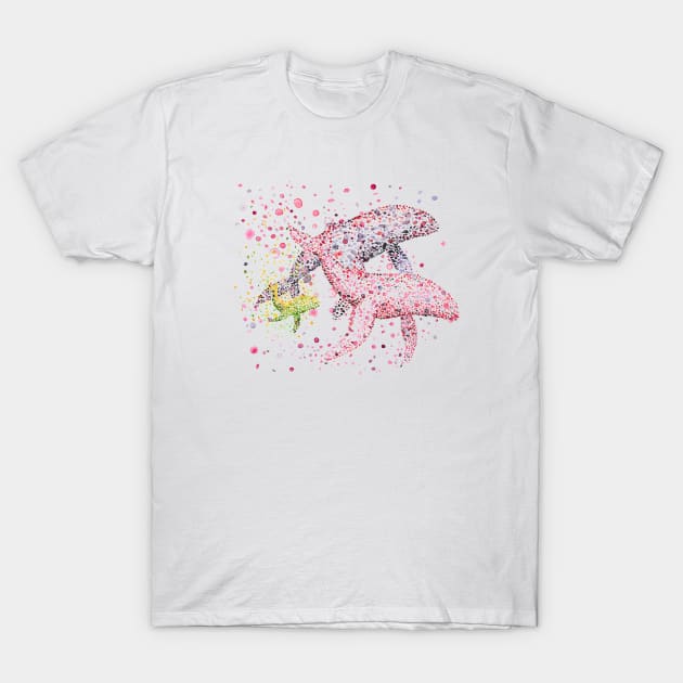 Whale  Pod T-Shirt by HammerPenStudio